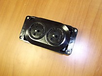 Розетка сдвоенная 2РС